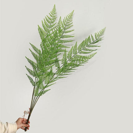 Nordic Serenity: Luxurious Faux Fern Leaf Plant for Elegant Home Styling