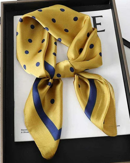 Elegant Leopard Print Silk Scarf - Premium Women's Fashion Accessory