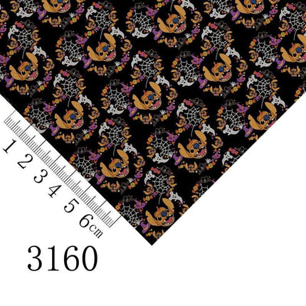 Hauntingly Fun Halloween Leather Craft Set - DIY Cartoon Vinyl for A4 Projects