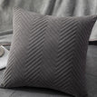 45X45CMCushion cover / Dark gray-A