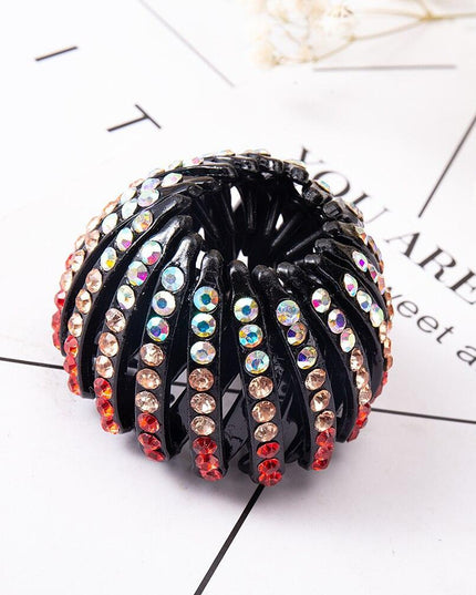 Chic Crystal Nest Hair Claw for Effortless Style