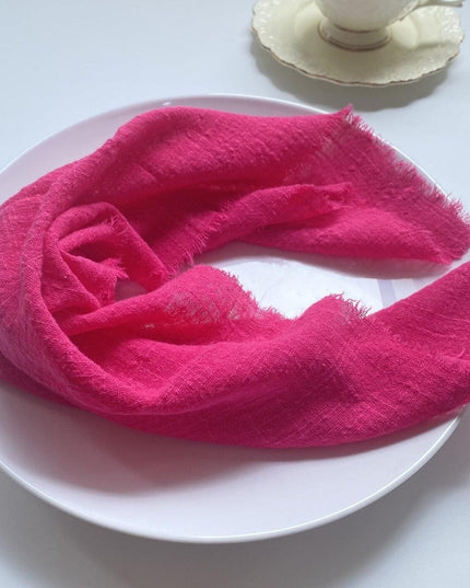 Elegant Holiday Linen Blend Napkins - 50 Pack for Festive Gatherings