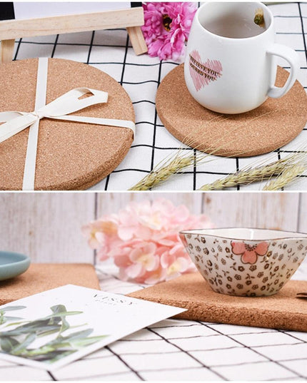Sustainable Chic Cork Coasters: Elegant Protectors for Your Surfaces