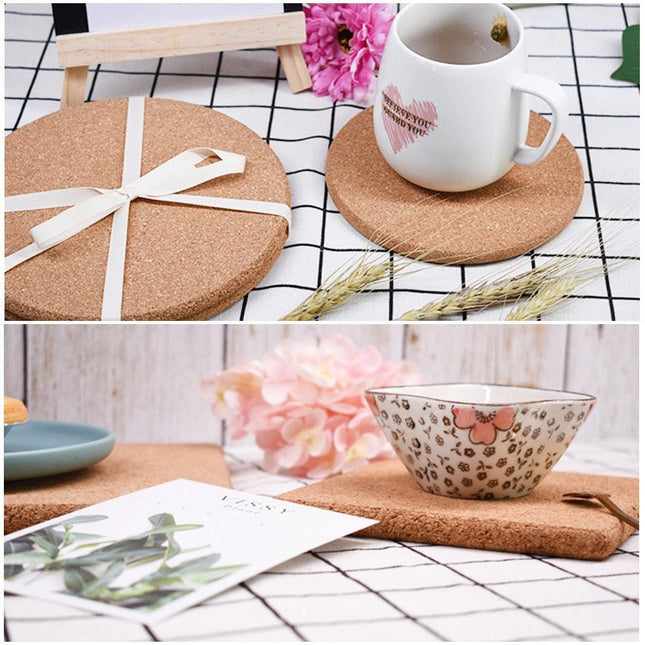 Sustainable Chic Cork Coasters: Elegant Protectors for Your Surfaces