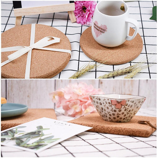 Cork Coasters: Flexible, Heat-Resistant and Eco-Friendly