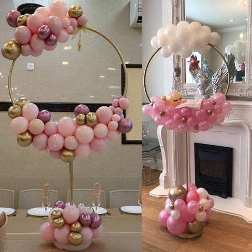 LuxuryCraft™ Balloon Arch Ring Stand: Exquisite Event Decoration Essential