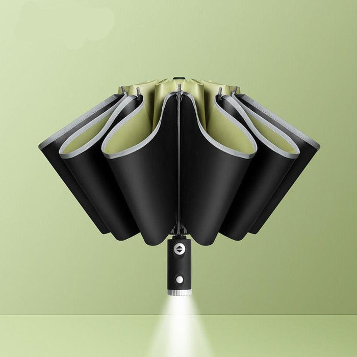 Ultimate Convenience: Xiaomi LED Light-emitting Reverse Umbrella with Automatic Opening & Closing Technology