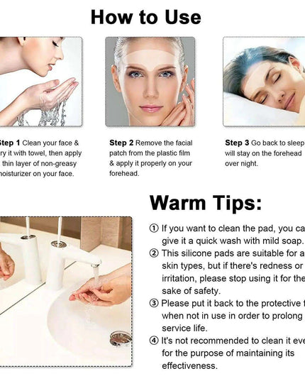 Silicone Anti-Wrinkle Patch Set for Ultimate Youthful Skin Revitalization