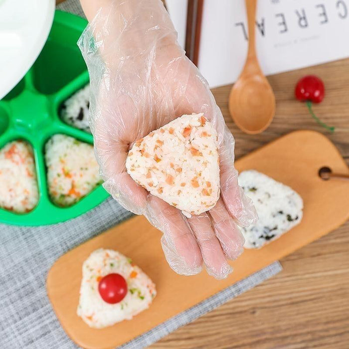 Create Perfect Triangle Onigiri Rice Balls Effortlessly with the Handy Sushi Mold