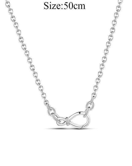 Elegant Customizable 925 Silver O Pendant Necklace for Women - Essential Minimalist Accessory