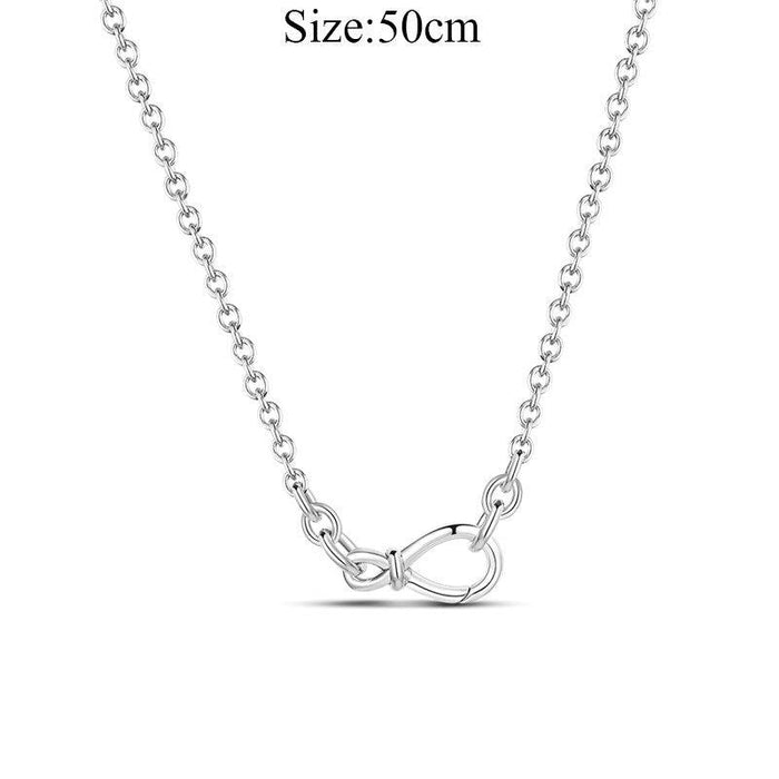 925 Silver O Pendant Necklace - Customizable Minimalist Jewelry for Her