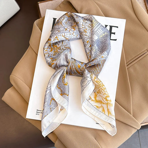 Exclusive Fashion Square Scarf - Elevate Your Style with Luxury and Charm