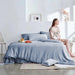 Luxurious 100% Silk Bedding Set with Duvet Cover, Flat Sheet, and Pillowcases