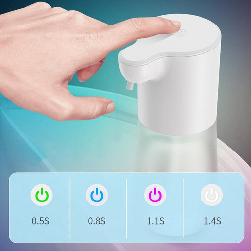 Touchless Smart Foam Soap Dispenser with Infrared Sensor - Rechargeable via USB
