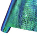 Captivating Iridescent Snake Skin Faux Leather Roll - The Ultimate Crafting Essential