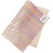 Vibrant Metallic Crocodile Textured Faux Leather Crafting Kit