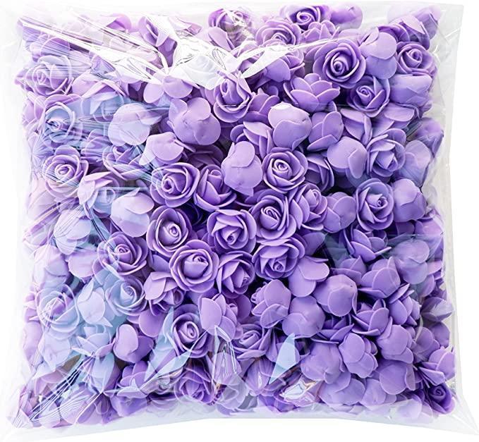 100 Vibrant Foam Roses: Ideal for Crafting and Celebrating