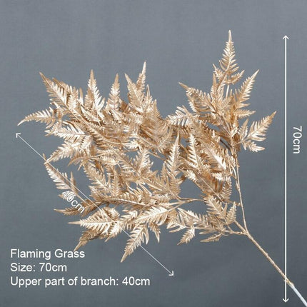 Elegant Golden Maple Leaf Home Decor Accent - Stunning Decorative Piece