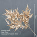 Golden Maple Leaf Decoration - Luxury Home Decor Accent