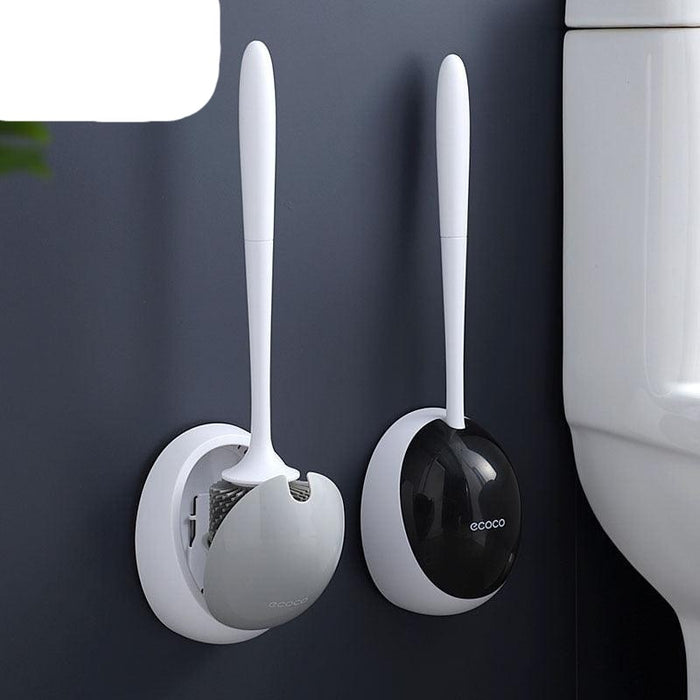 Elegant Egg-Shaped Toilet Brush Set for Effortless Bathroom Cleaning