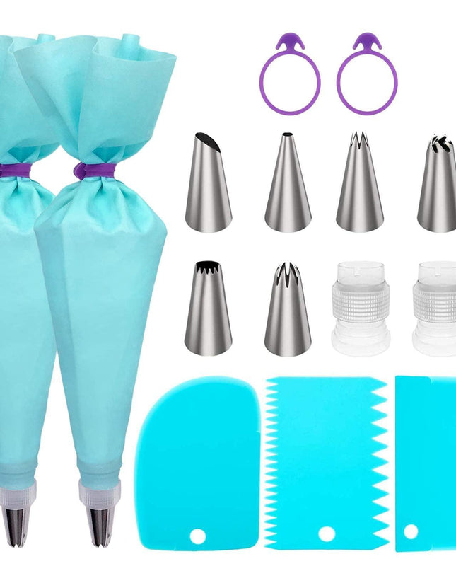 Deluxe 15-Piece Cake Decorating Master Set for Aspiring Bakers