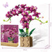 DIY Elegant Blue Phalaenopsis Floral Craft Kit: Create Your Own Stunning Home Accent