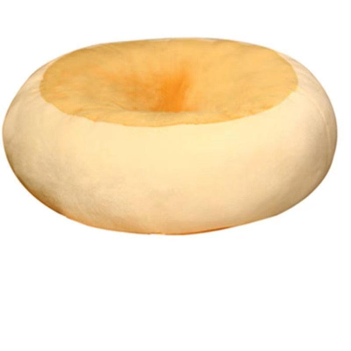 Toast Bread Futon Soft Cushion - Comfy Plush Pad for Office, Car, Tatami, and Home