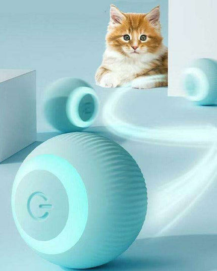 Smart Rolling Cat Toy: Interactive Fun for Indoor Kittens