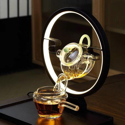 Harmony Tea Infusion Set: Innovative Magnetic Pouring and Rotating Lid