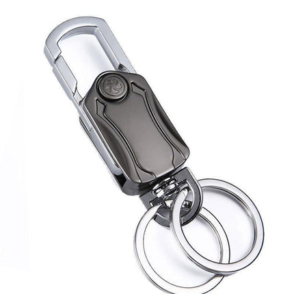 Adventure-Ready Keychain Multi-Tool with 360-Degree Rotation for Outdoor Enthusiasts