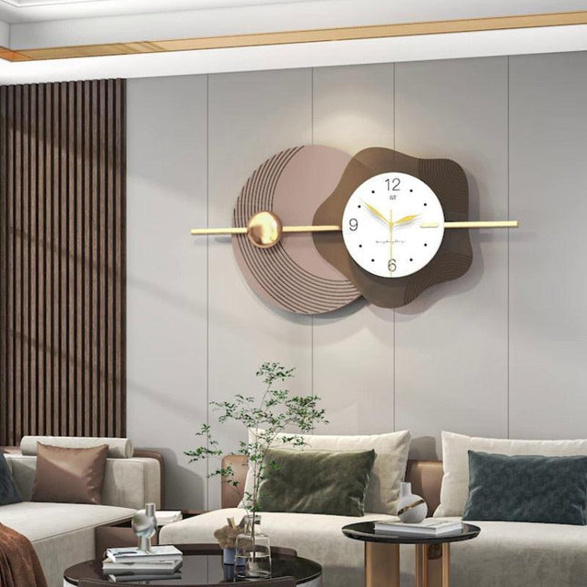 Chic Botanica Silent Wall Clock - Timeless Elegance for Contemporary Spaces