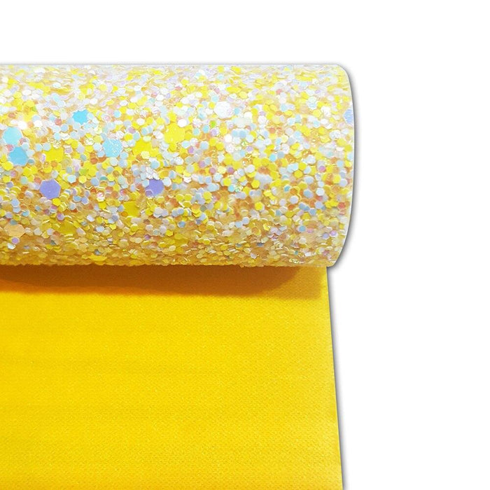 Chunky Glitter Fabric Roll: Creative Crafting Sparkle