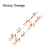 Glossy Orange / 80x10.5cm