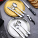 Camping Tableware Set Stainless Steel Picnic Cutlery Steak Knife Cutlery Set Picnic Cloth Plate Kit Portable Camping Cutlery Set