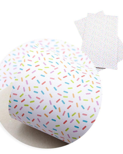 Whimsical Cake Candy Faux Leather Crafting Kit for DIY Accessories and Bags