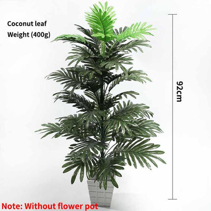 Exotic Paradise: Realistic Lifelike Artificial Palm Leaf Plants - Premium Collection