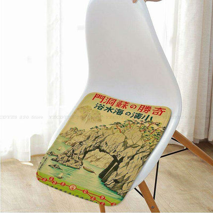 Tokyo Travel Flannel Seat Pad - Stylish Comfort Enhancement for Any Setting