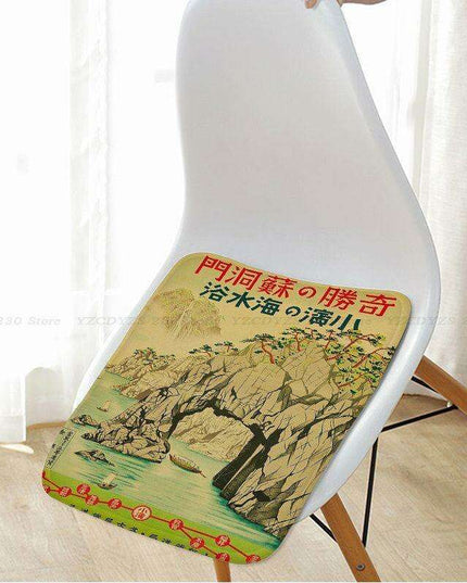 Tokyo Travel Flannel Seat Pad - Stylish Comfort Enhancement for Any Setting