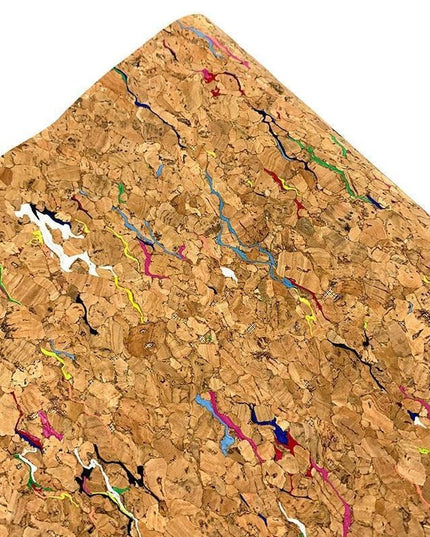 Transform Your Designs with Elegant Wood Grain Cork Leather