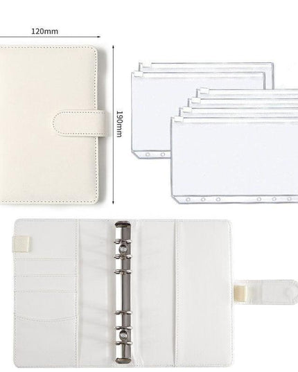 Chic A6 Budget Planner with Stylish Zip Pockets for Effortless Financial Management 📔🔖