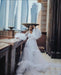 Women's Illusion Tulle Fluffy Long Bridal Boudoir Sleepwear Nightgown Bathrobe Wedding Scarf Maternity Dress Photoshoot