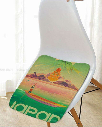 Tokyo Travel Flannel Seat Pad - Stylish Comfort Enhancement for Any Setting