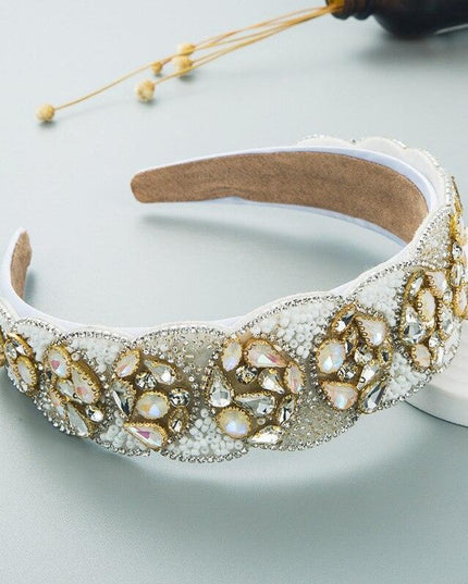 Botanica Sparkling Rhinestone Hair Hoops: Glamorous Accessories for Trendsetting Women and Teens