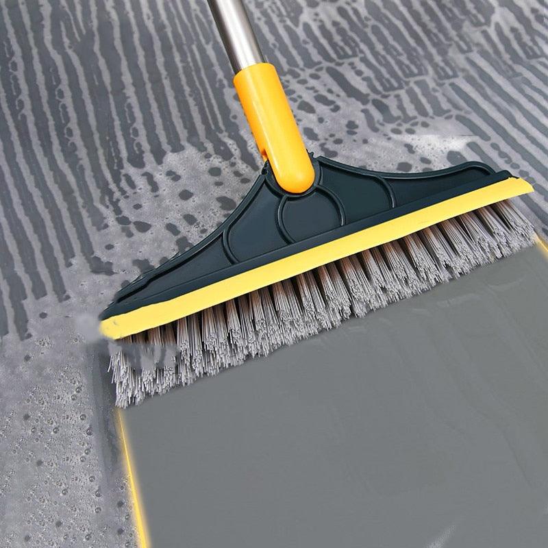Powerful Dual-Purpose Decontamination Floor Brush with Triangular Brush Head-Household Supplies›Cleaning Tools›Brushes & Accessories›Brushes & Dusters-Très Elite-A-Très Elite