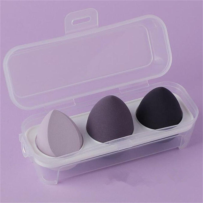 Effortless Makeup Magic: Deluxe Beauty Sponge Blenders - 4-Piece Foundation Puff Kit
