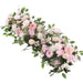 Silk Rose Blossom Elegance: Luxurious Floral Wall Decor Set with Handcrafted Blooms