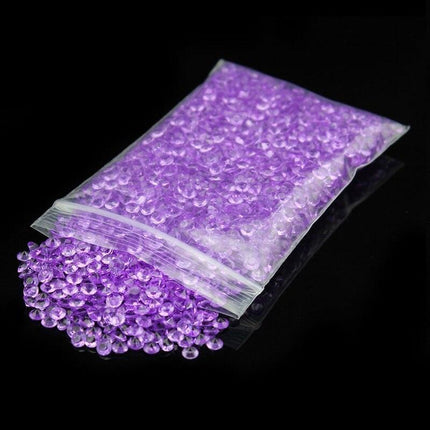 Sparkling Clear Acrylic Crystal Gemstones - 2000-Piece Set for Elegant Event Decoration