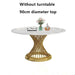 Glamorous Golden Cylinder Dining Table: Nordic Chic for Contemporary Interiors