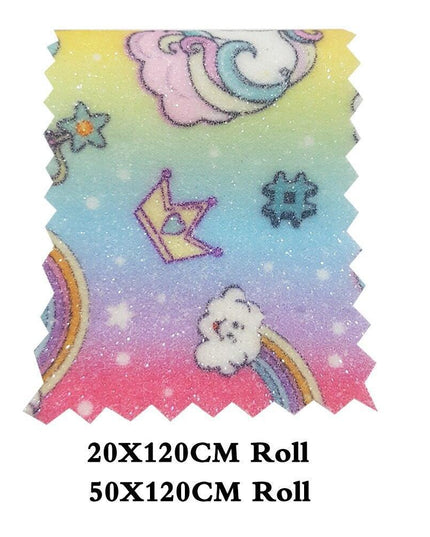 Enchanting Unicorn Sparkle Fabric Roll: Transform Your DIY Crafts and Home Decor