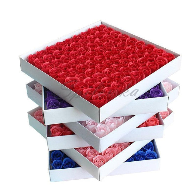 Chic Floral Elegance: 81 Premium Artificial Rose Heads for Exquisite Decor